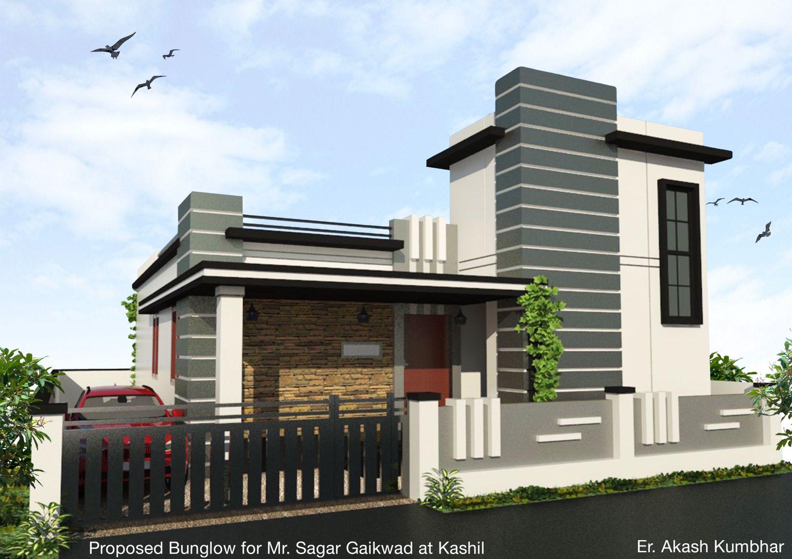 Contemporary Duplex Bungalow 8